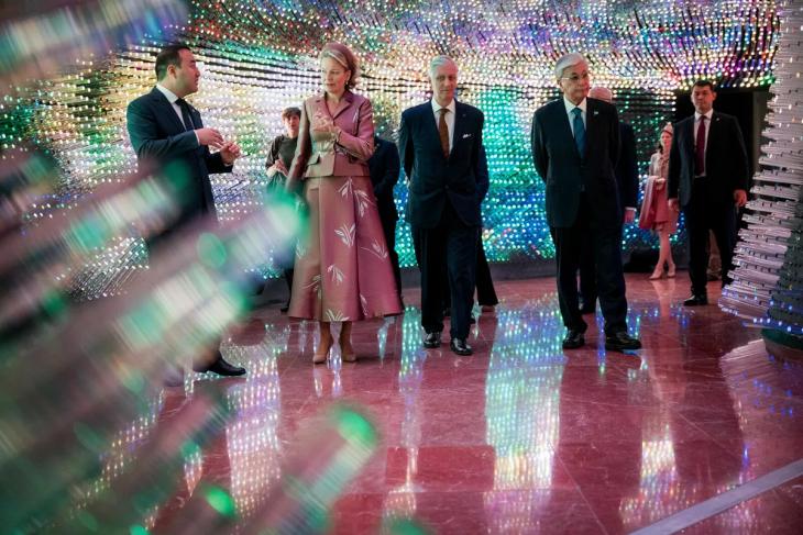 Королева Матильда и король Бельгии Филипп посетили Казахстан
Королева Матильда и король Бельгии Филипп посетили Казахстан