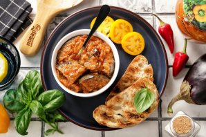 Баклажаны в аджике Баклажаны в аджике