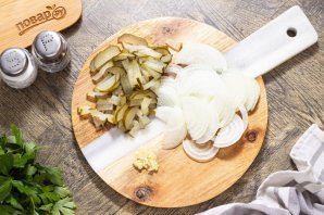 Салат из жареной свеклы Салат из жареной свеклы