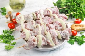 Шашлык из свинины в аэрогриле