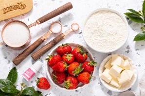 Клубничное печенье Клубничное печенье