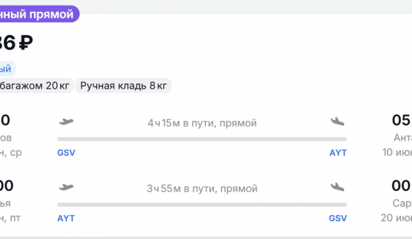 &laquo;Цены как из Сибири&raquo;: после отмен Air Anka турагенты жалуются на стоимость перелета в Анталью 