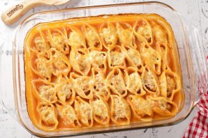 Фаршированные макароны-ракушки