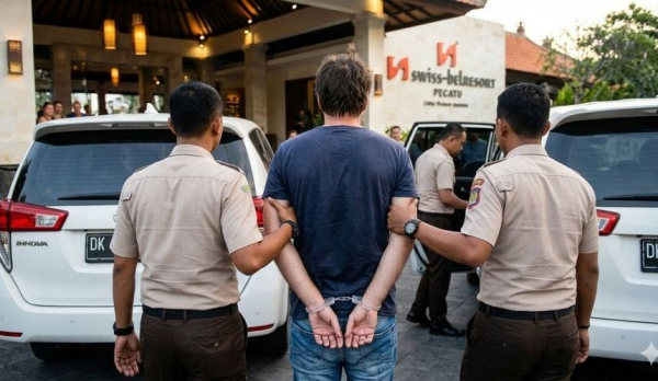 Российский турист нагнал страху на отдыхающих в отеле на Бали Российский турист нагнал страху на отдыхающих в отеле на Бали