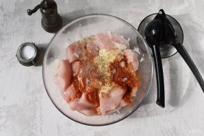 Шашлык из куриной грудки Шашлык из куриной грудки