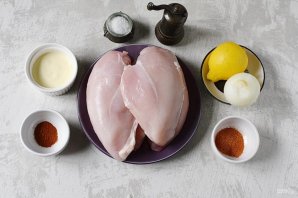Шашлык из куриной грудки Шашлык из куриной грудки