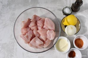 Шашлык из куриной грудки Шашлык из куриной грудки