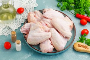 Шашлык из куриных крылышек Шашлык из куриных крылышек