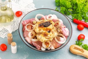 Шашлык из свинины в майонезе Шашлык из свинины в майонезе
