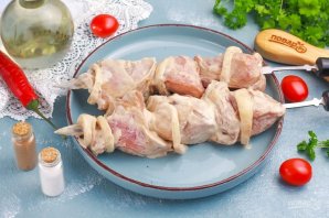 Шашлык из свинины в майонезе Шашлык из свинины в майонезе