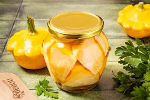 Консервированные патиссоны Консервированные патиссоны