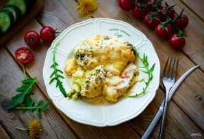 Курица с брокколи в духовке Курица с брокколи в духовке