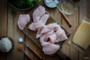 Курица с брокколи в духовке Курица с брокколи в духовке