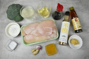 Курица с брокколи в соусе терияки Курица с брокколи в соусе терияки
