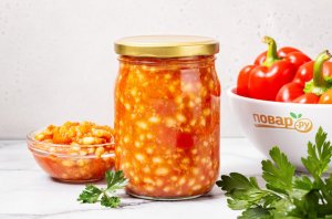 Перец с фасолью на зиму Перец с фасолью на зиму