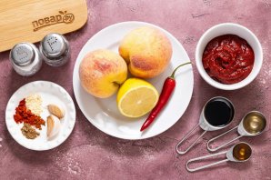 Персиковый соус барбекю Персиковый соус барбекю