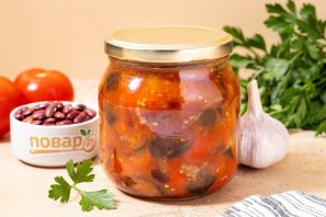 Салат на зиму из фасоли Салат на зиму из фасоли