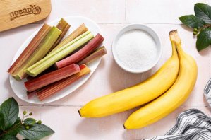 Варенье из ревеня с бананом Варенье из ревеня с бананом