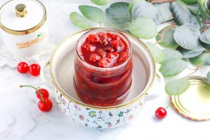 Вишня с сахаром на зиму