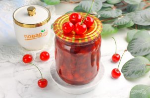 Вишня с сахаром на зиму