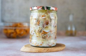 Жареные лисички на зиму Жареные лисички на зиму