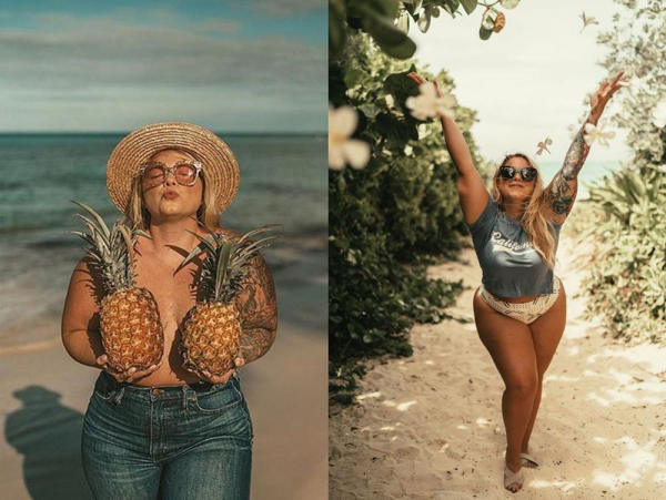 Идеи фотосессии для полных девушек летом