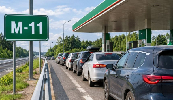 Автотуристы не нашли бензин на заправках между Москвой и Петербургом Автотуристы не нашли бензин на заправках между Москвой и Петербургом