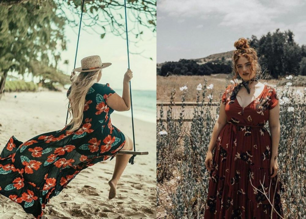 Идеи фотосессии для полных девушек летом