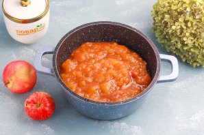Яблочное повидло на скорую руку Яблочное повидло на скорую руку