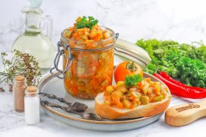 Кабачковая икра на зиму с обжаркой Кабачковая икра на зиму с обжаркой
