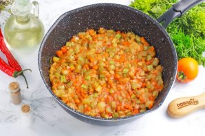 Кабачковая икра на зиму с обжаркой Кабачковая икра на зиму с обжаркой