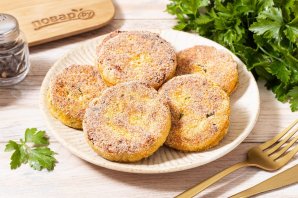 Капустные котлеты без яиц Капустные котлеты без яиц