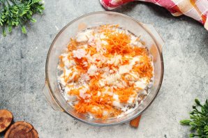 Курица с картошкой в микроволновке Курица с картошкой в микроволновке