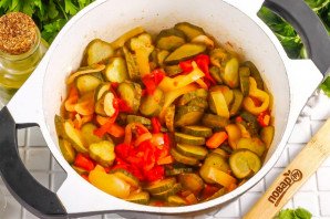 Лечо из огурцов на зиму Лечо из огурцов на зиму