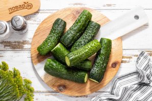 Огурцы в тыкве Огурцы в тыкве