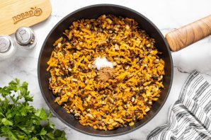 Перцы фаршированные булгуром и грибами