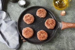 Постные котлеты из фасоли