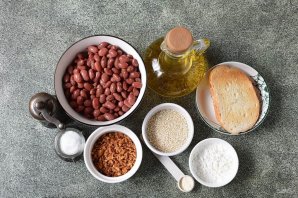 Постные котлеты из фасоли