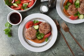 Постные котлеты из фасоли