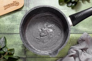 Пудинг с черным кунжутом