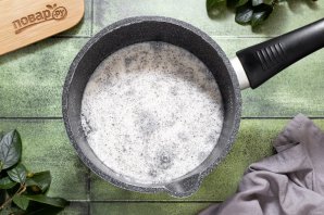 Пудинг с черным кунжутом