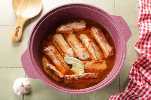 Ребрышки с фасолью Ребрышки с фасолью