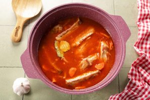 Ребрышки с фасолью Ребрышки с фасолью