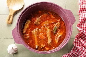 Ребрышки с фасолью Ребрышки с фасолью