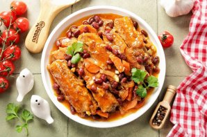Ребрышки с фасолью Ребрышки с фасолью