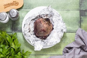Салат из свеклы и фасоли