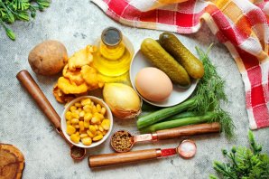 Салат из жареных лисичек Салат из жареных лисичек