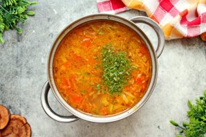 Щи рыбные