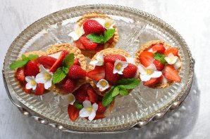 Тарталетки с клубникой Тарталетки с клубникой