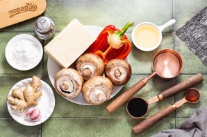 Тофу в грибном соусе Тофу в грибном соусе